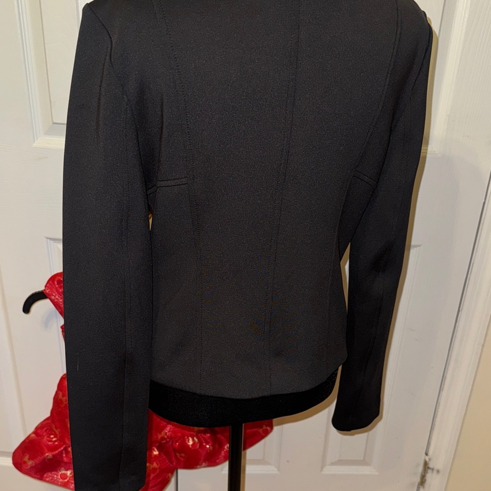Apt. 9 Women's Black Asymmetrical Blazer - Picture 7 of 16